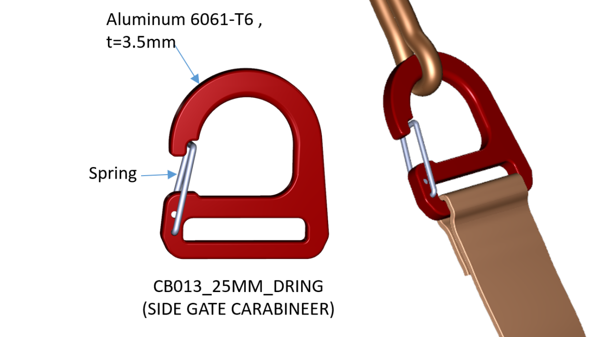 CB013_25MM_DRING  (SIDE GATE CARABINEER)