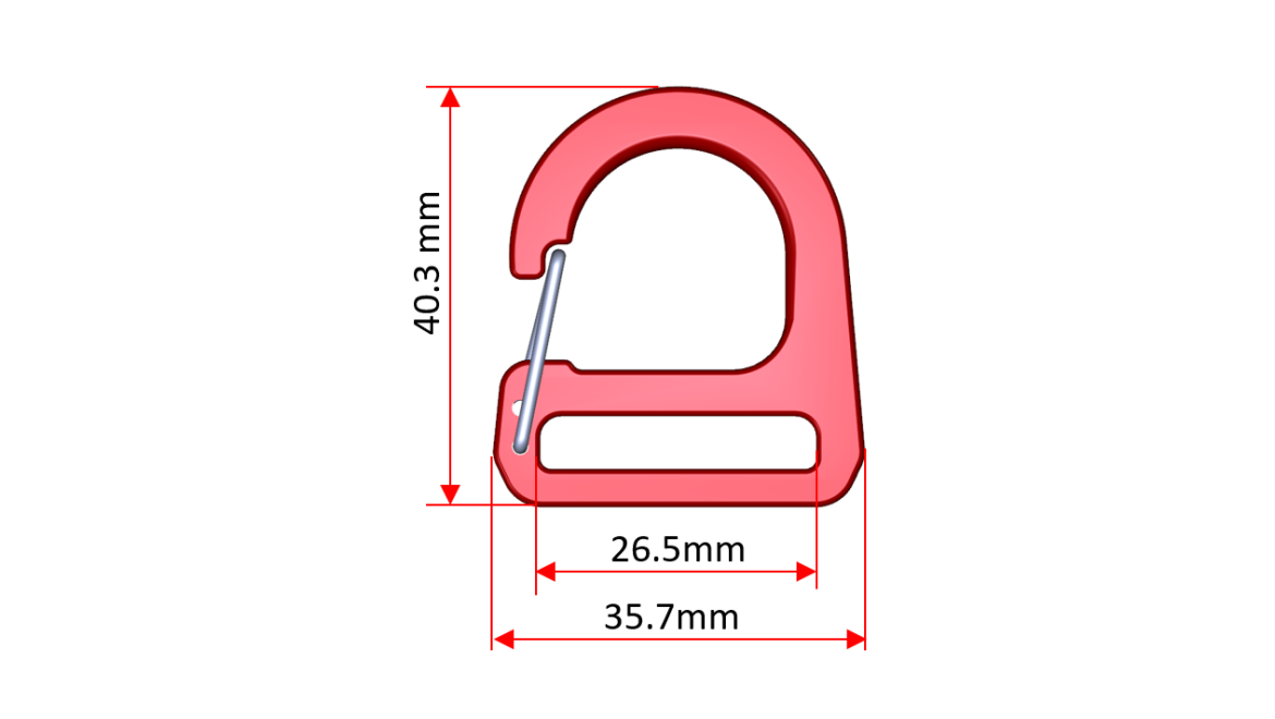 CB013_25MM_DRING  (SIDE GATE CARABINEER)