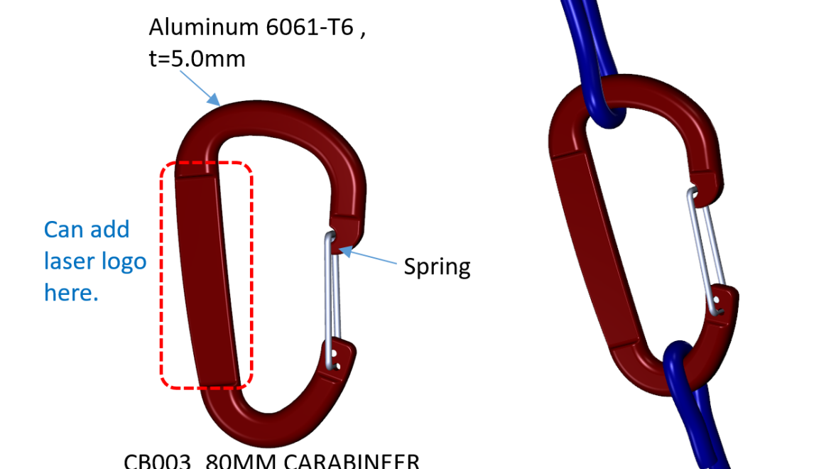 CB003_80MM CARABINEER