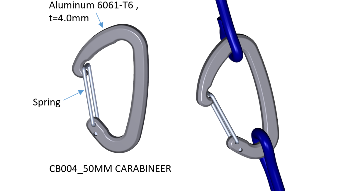 CB004_50MM CARABINEER